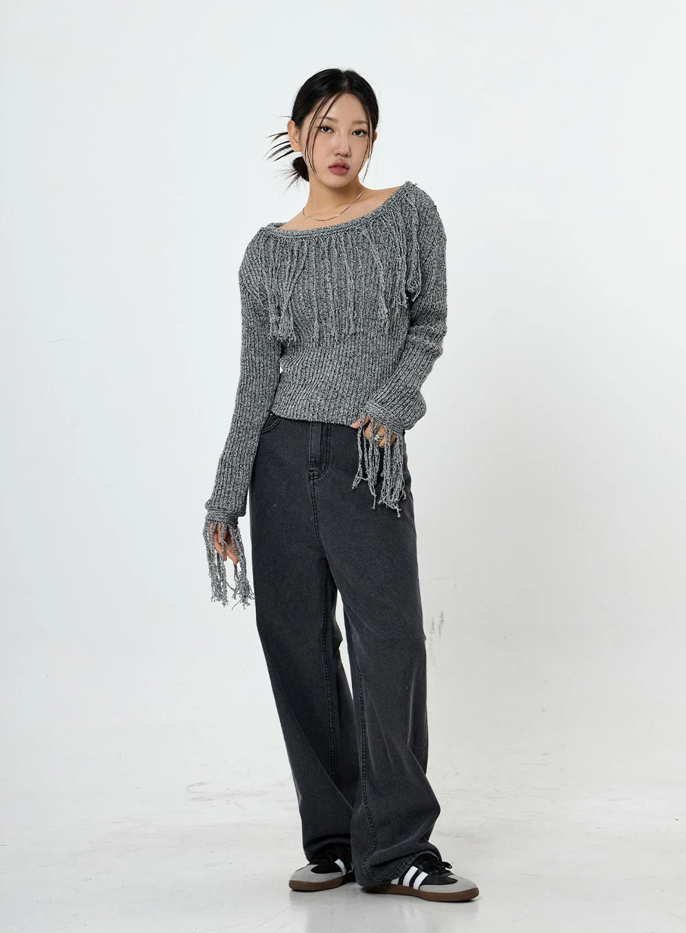 Collin Fringe Long Sleeve Knit CS28 - Image 13