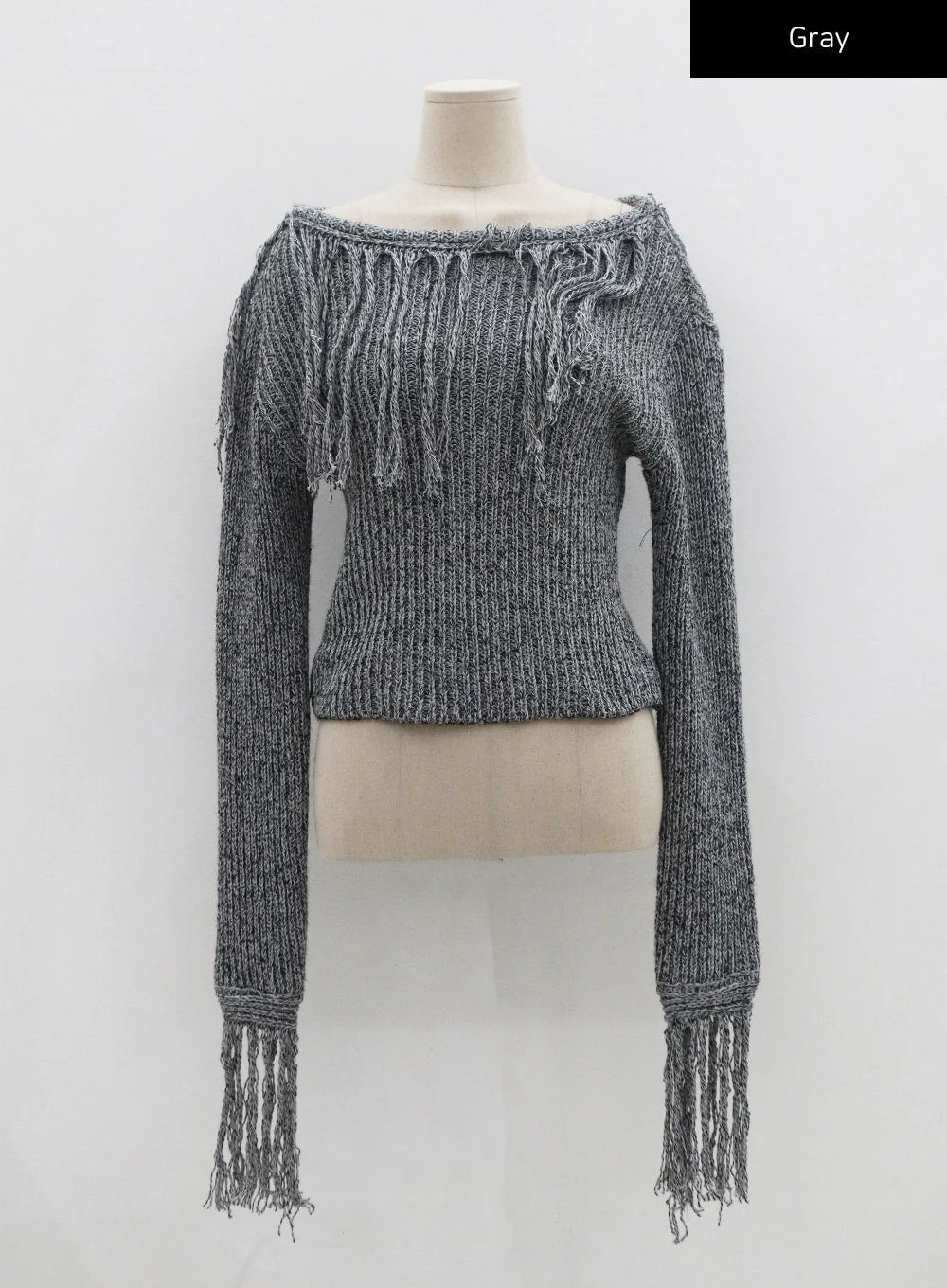 Collin Fringe Long Sleeve Knit CS28 - Image 15