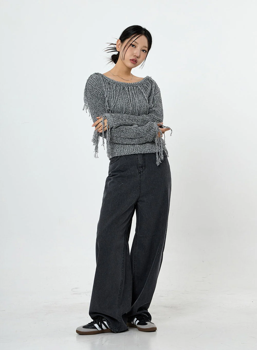 Collin Fringe Long Sleeve Knit CS28 - Image 7
