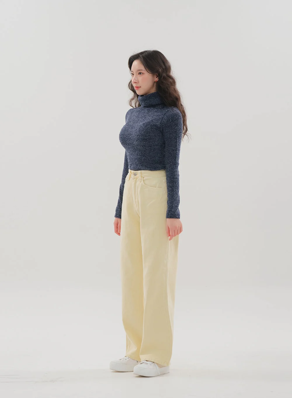 Color Wide Leg Pants B1801 - Image 21