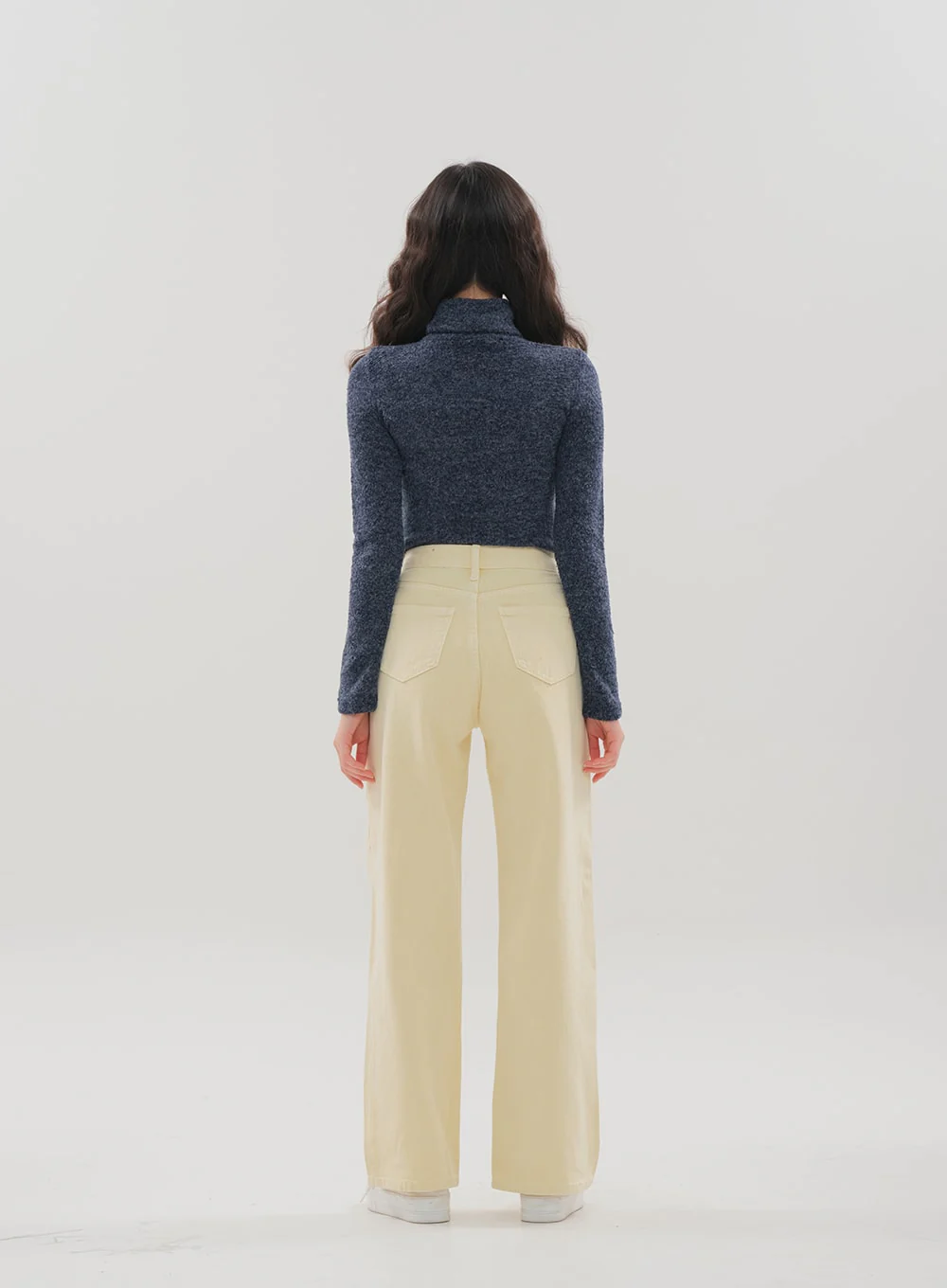 Color Wide Leg Pants B1801 - Image 22