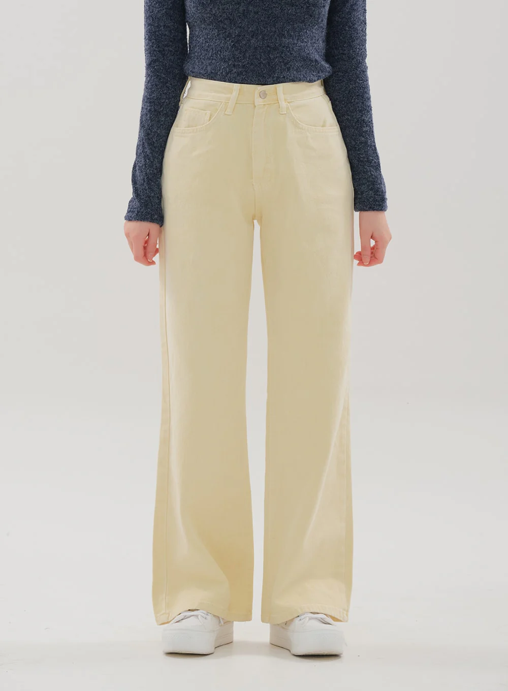 Color Wide Leg Pants B1801 - Image 23