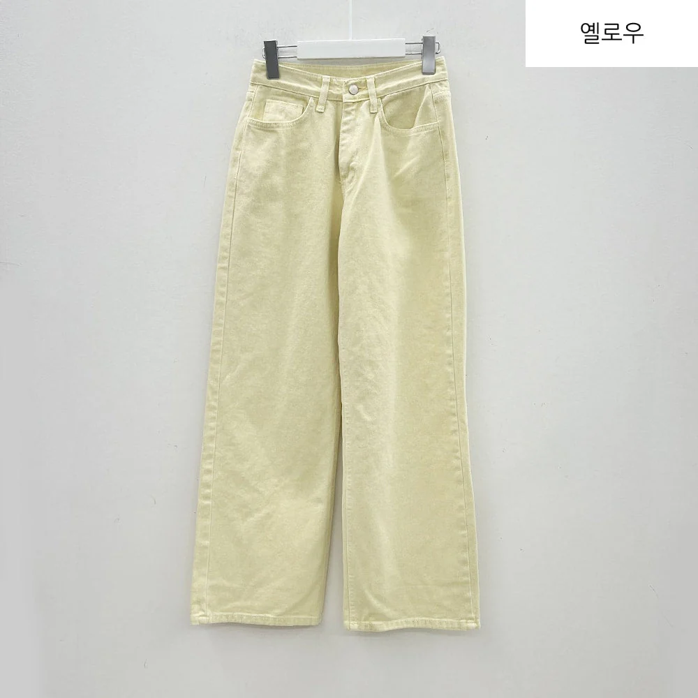 Color Wide Leg Pants B1801 - Image 24