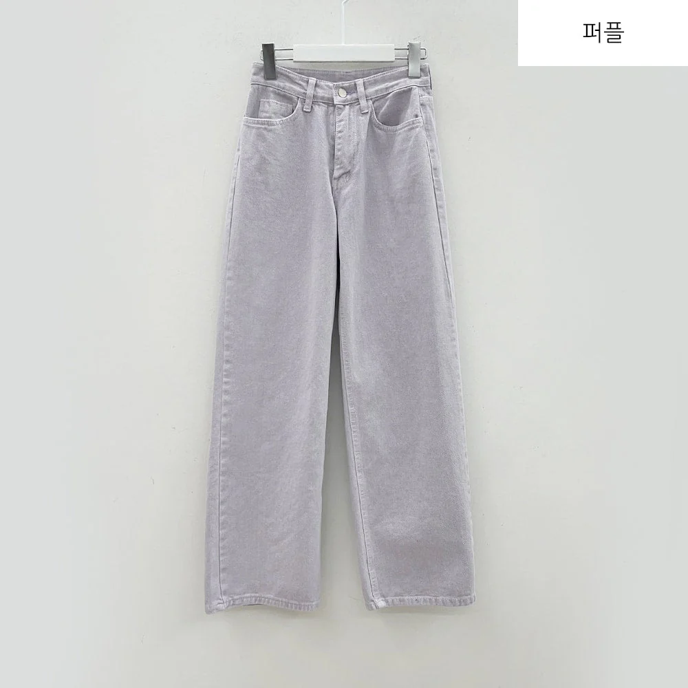 Color Wide Leg Pants B1801 - Image 27