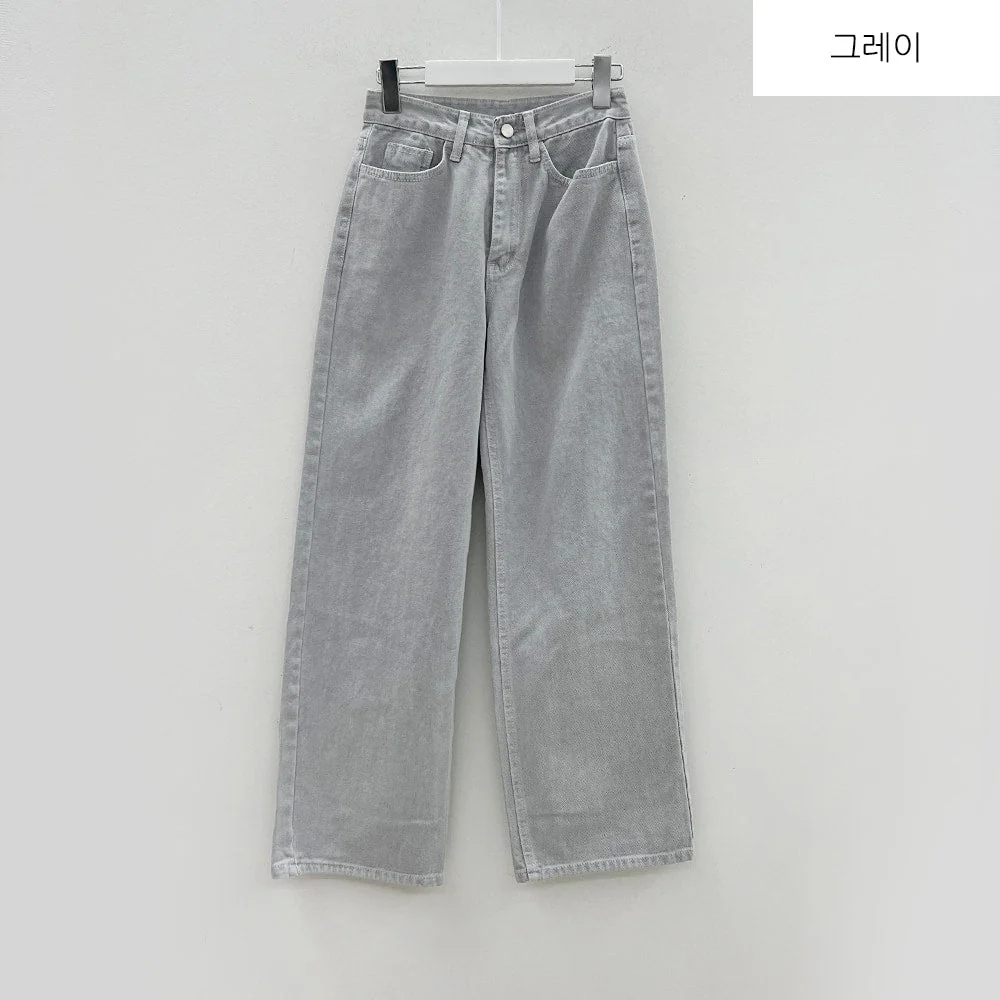 Color Wide Leg Pants B1801 - Image 28