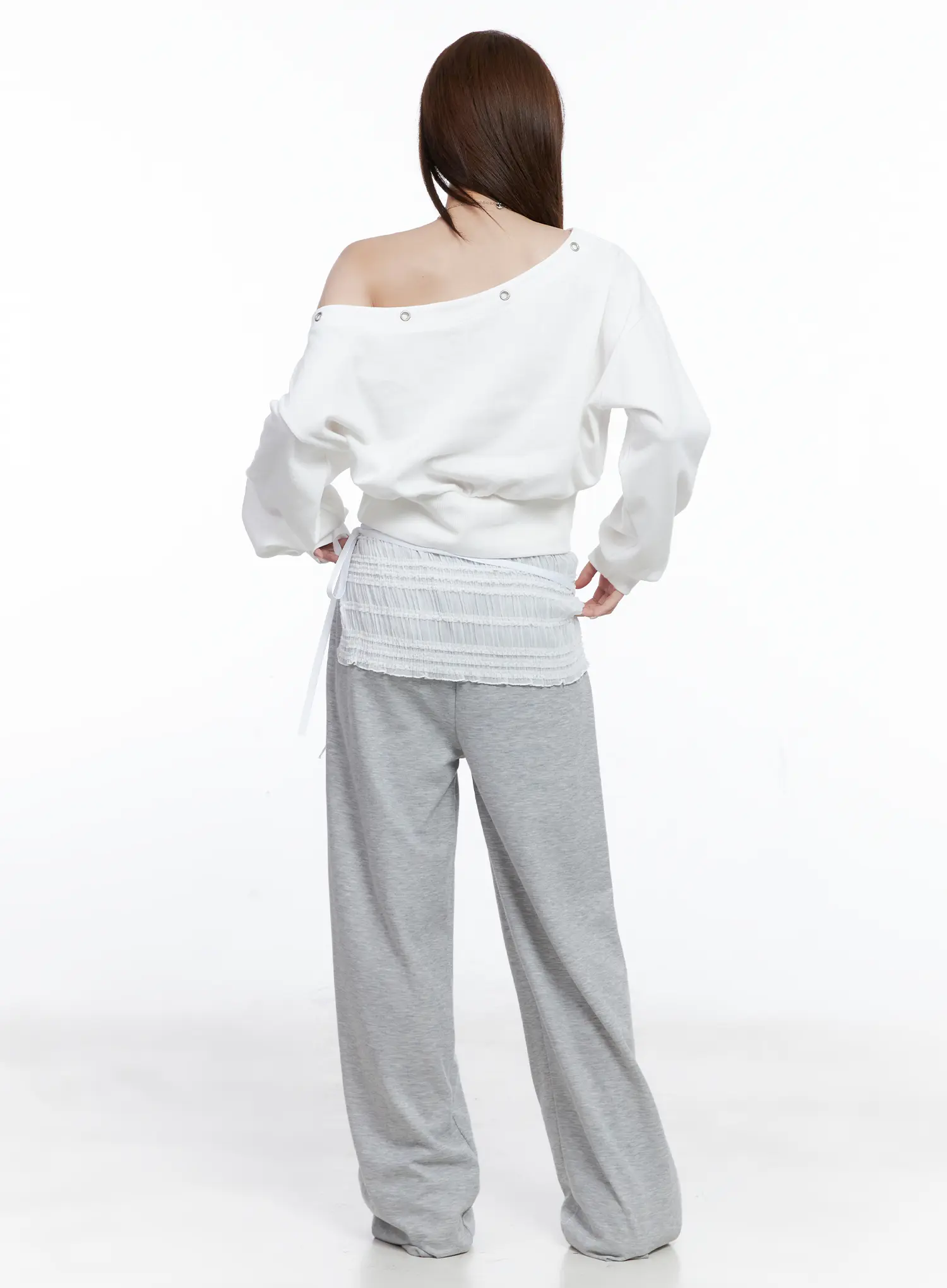 Comfort Fit Wide Sweatpants CG529 - Image 6