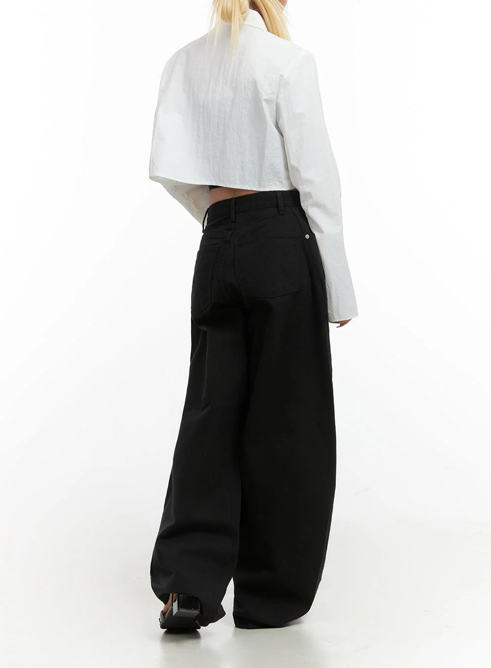 Comfy Cotton Wide-Leg Trousers CO414 - Image 6