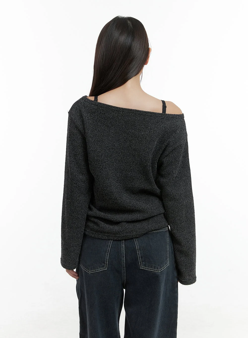 Comfy Loose Fit Off Shoulder Shirt CO417 - Image 4