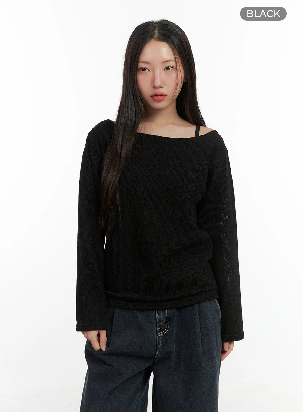 Comfy Loose Fit Off Shoulder Shirt CO417 - Image 6