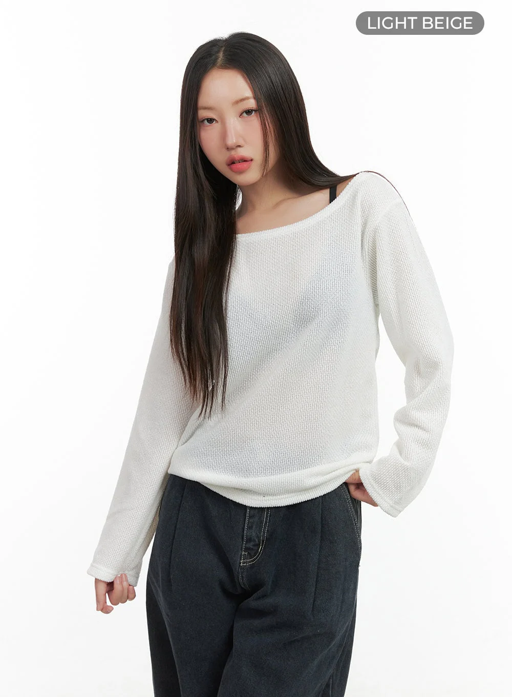 Comfy Loose Fit Off Shoulder Shirt CO417 - Image 8