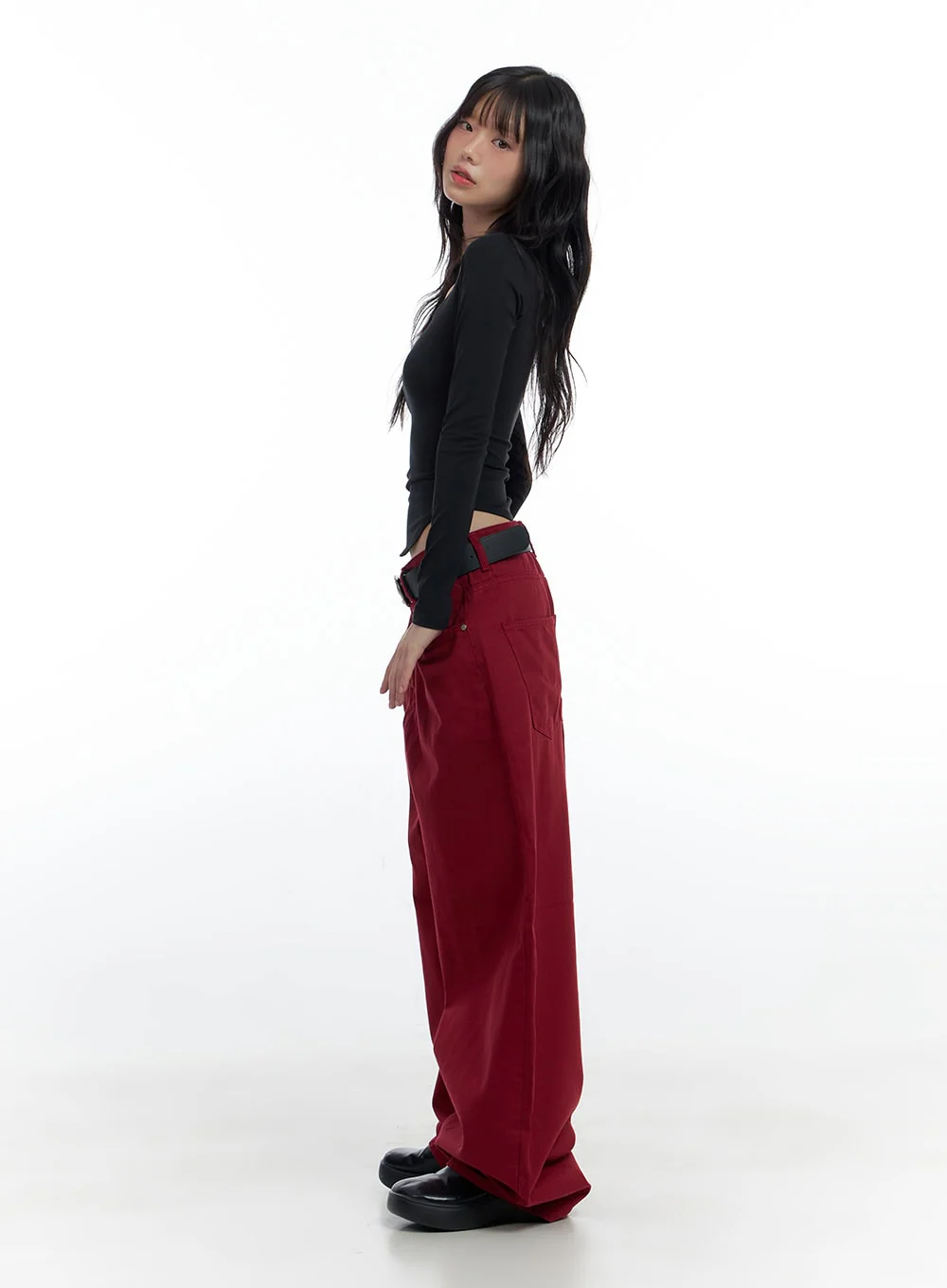 Comfy Oversized Cotton Pants CS420 - Image 4