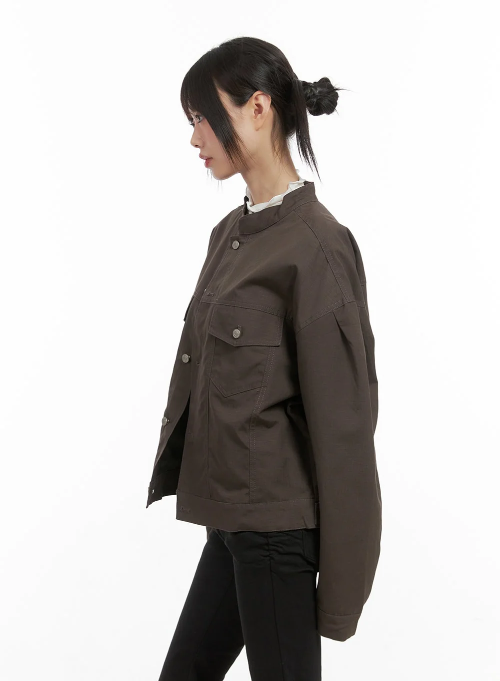 Comfy Oversized Polyester Coat CS412 - Image 4