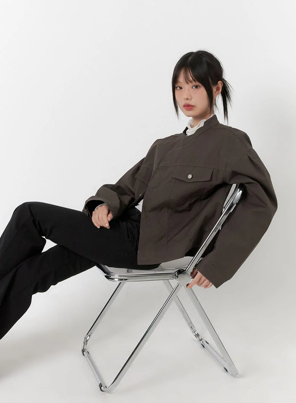Comfy Oversized Polyester Coat CS412 - Image 6