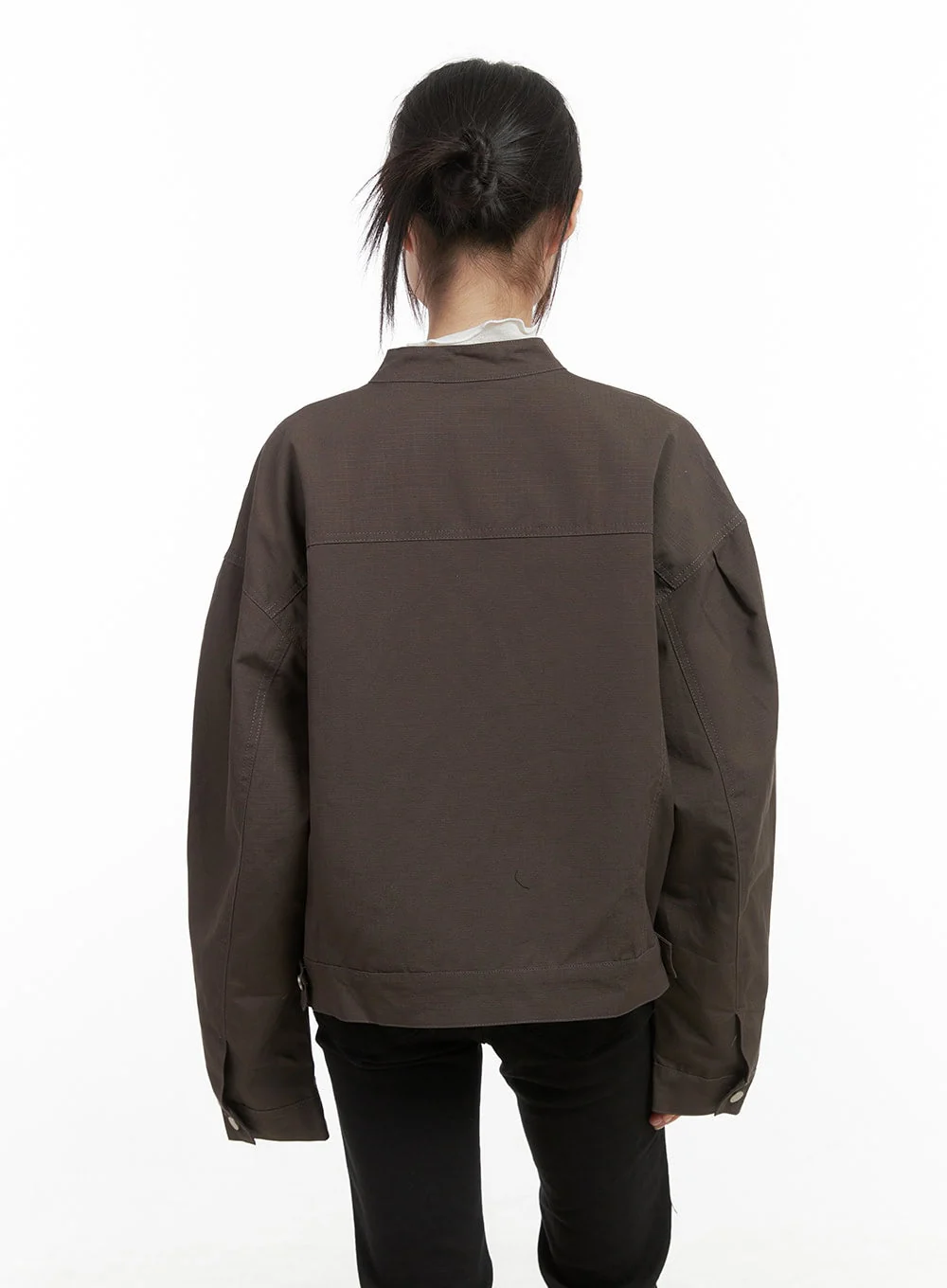Comfy Oversized Polyester Coat CS412 - Image 7