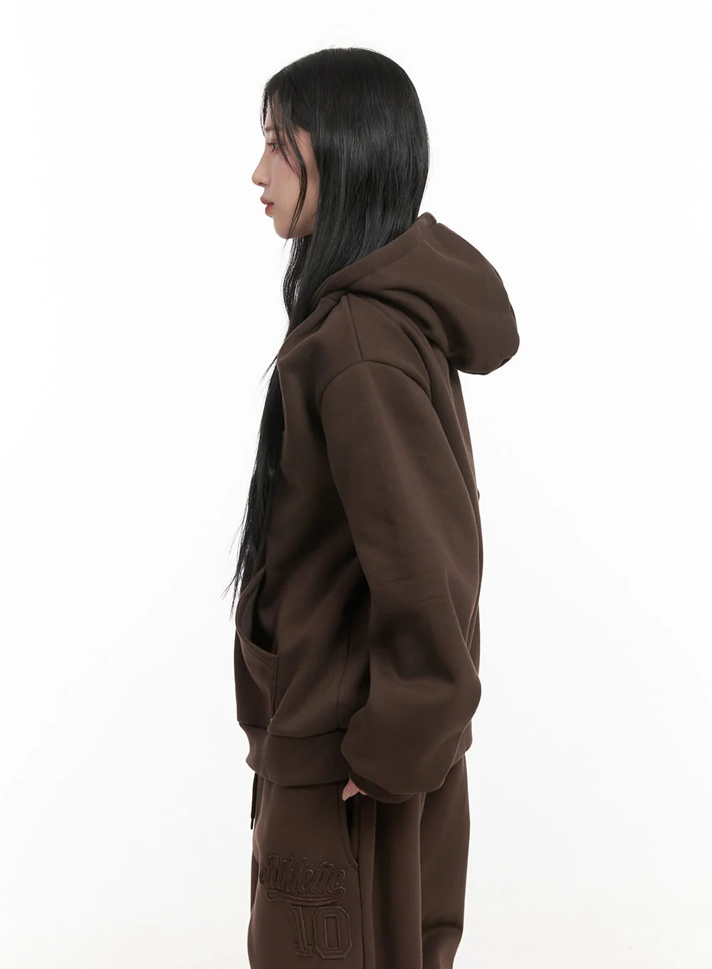 Comfy Patch Zip-Up Hoodie CD404 - Image 6