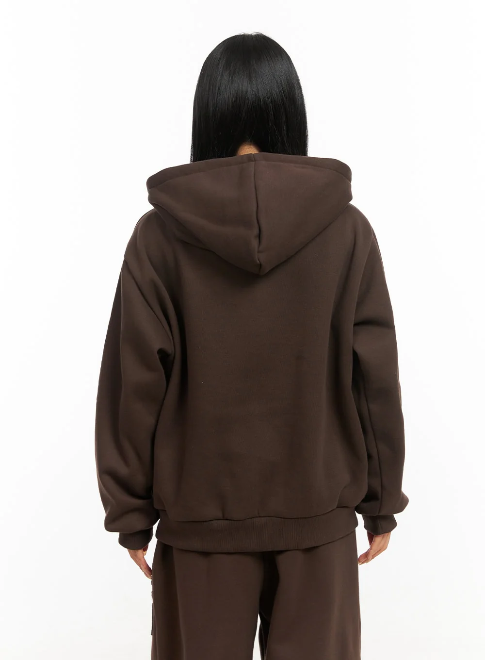 Comfy Patch Zip-Up Hoodie CD404 - Image 7