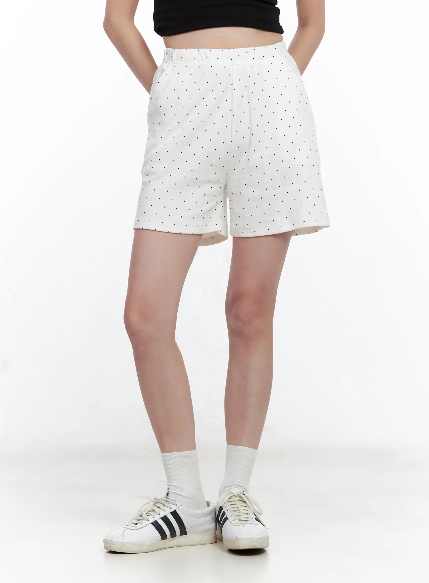 Comfy Polka Dot Sweatshorts CL502 - Image 9