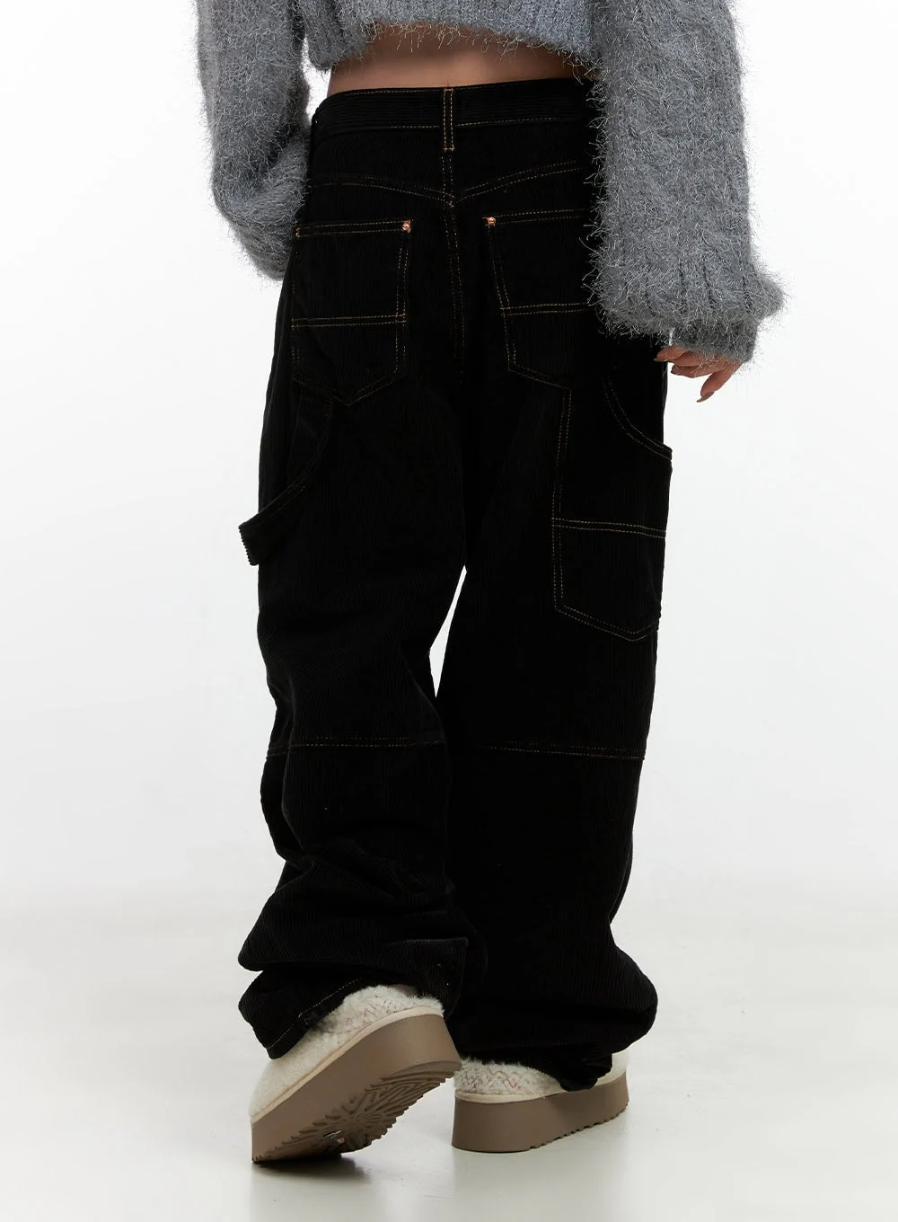 Comfy Wide-Leg Carpenter Pants CN407 - Image 5