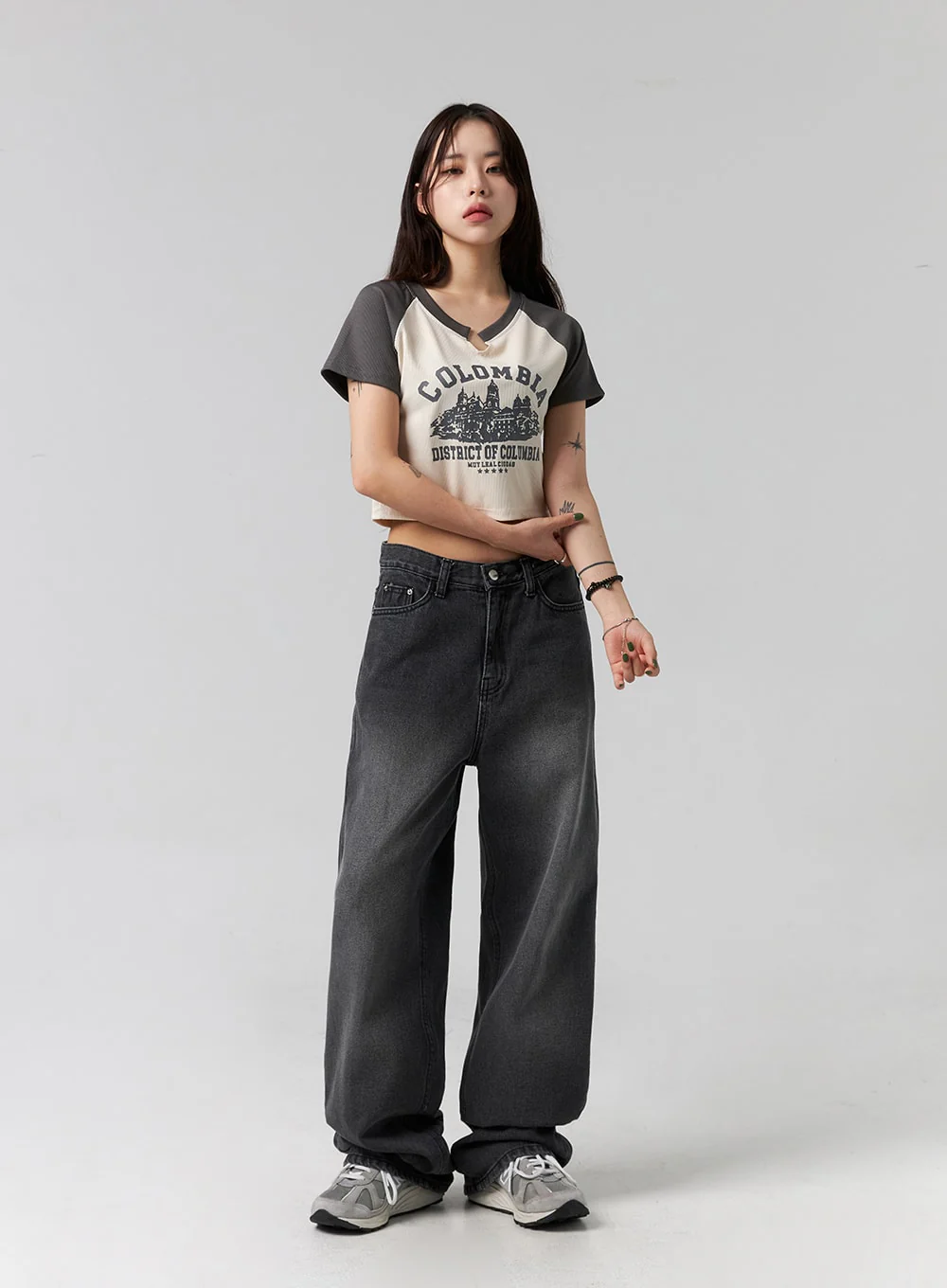 Comfy Wide Leg Jeans CG317 - Image 10