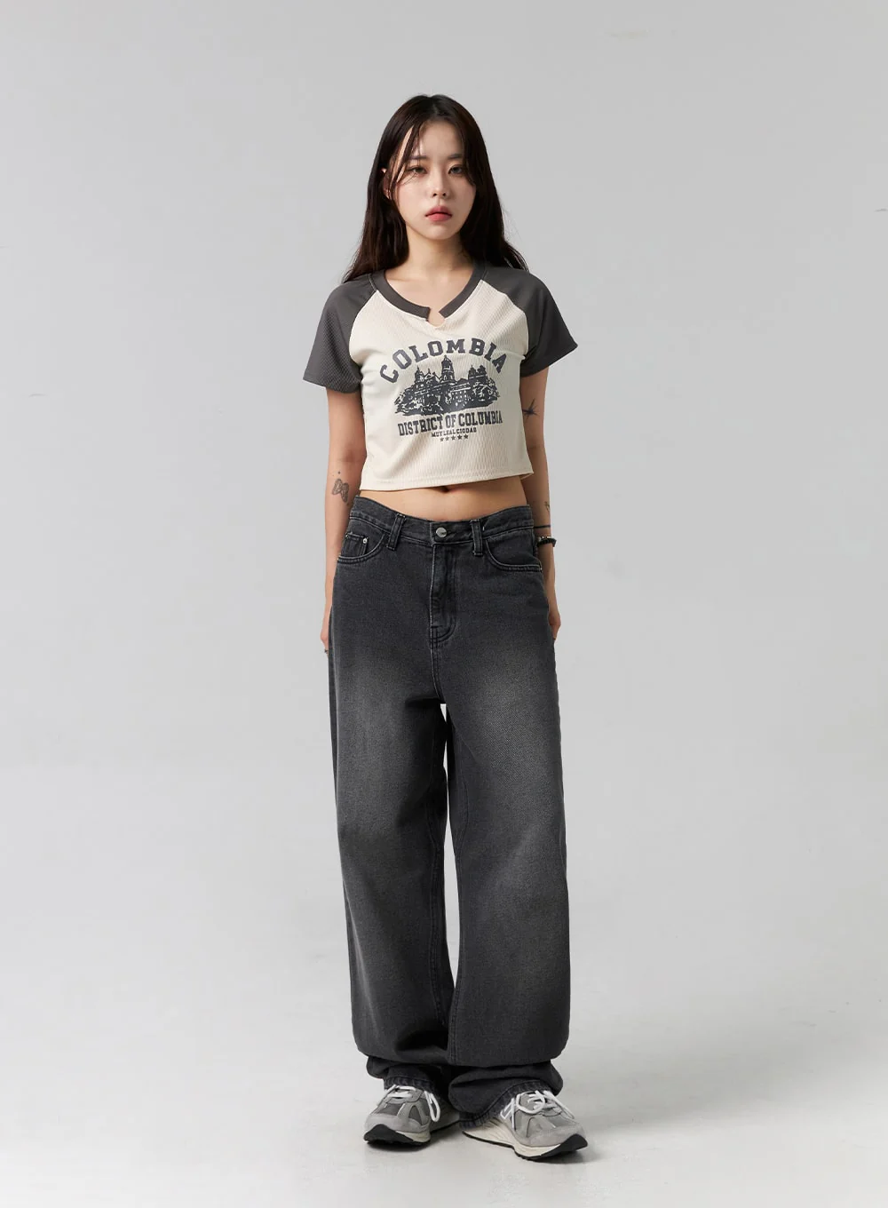 Comfy Wide Leg Jeans CG317 - Image 3
