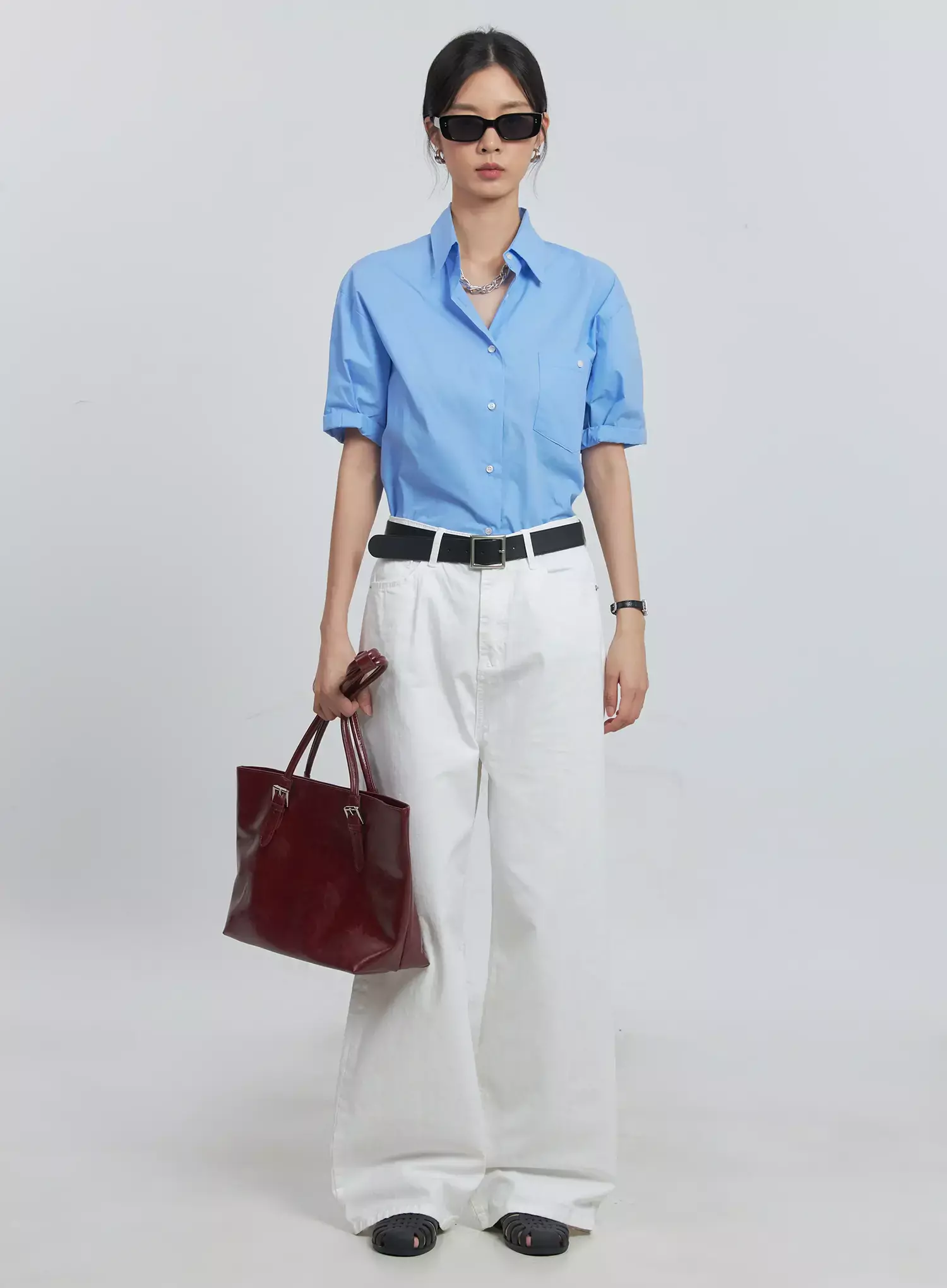 Comfy Wide-Leg Pants IU512 - Image 2