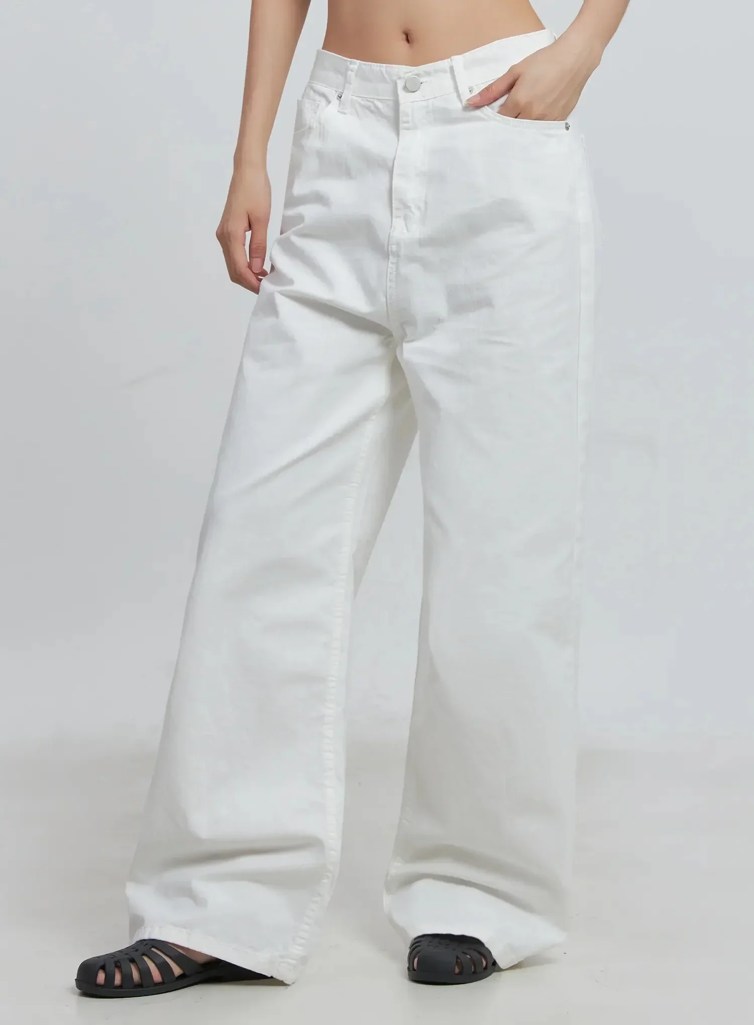 Comfy Wide-Leg Pants IU512 - Image 9