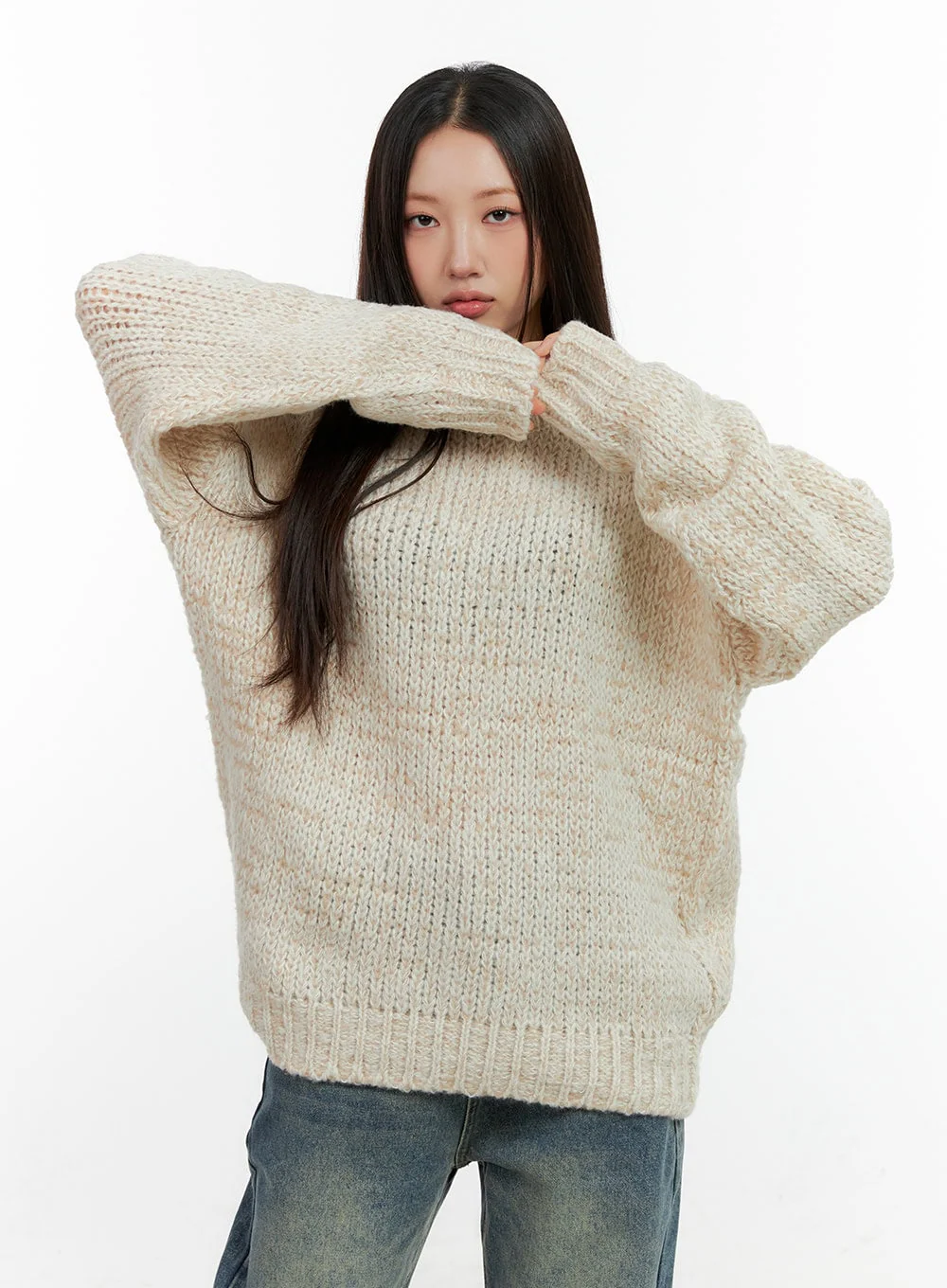 ComfyDay Oversized Knit Sweater CN401 - Image 8