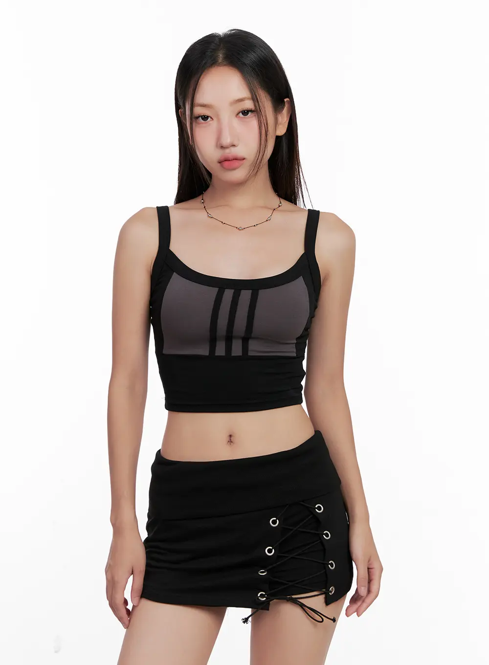 Contrast Crop Tank CL521 - Image 11