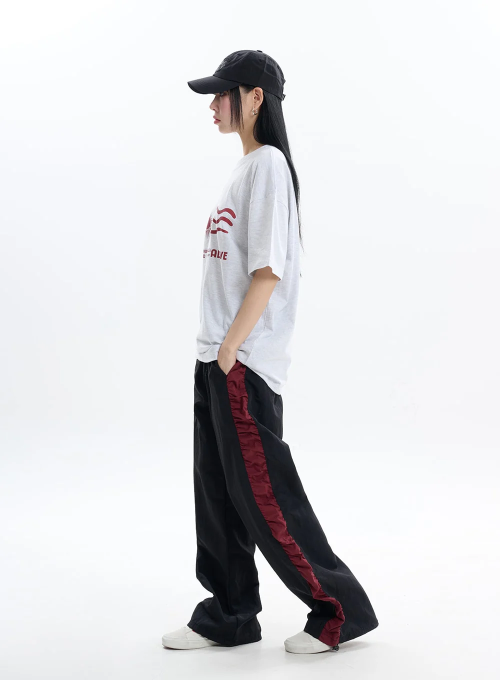 Contrasting Wide Pants IF413 - Image 3