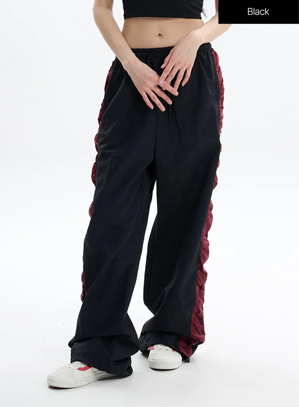 Contrasting Wide Pants IF413 - Image 9