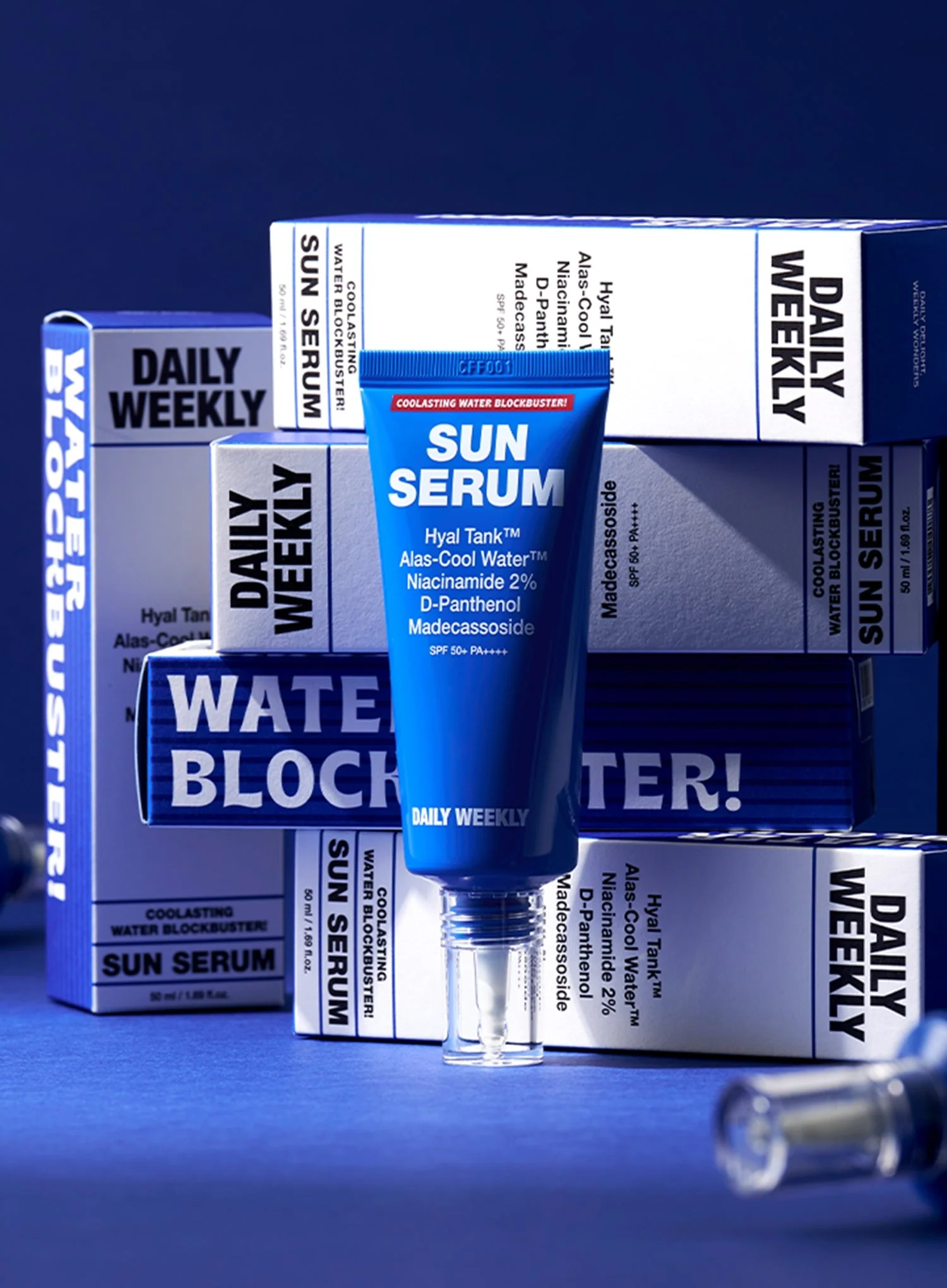 Coolasting Water Blockbuster! Sun Serum (SPF50+ PA++++) (50ml) - Image 3