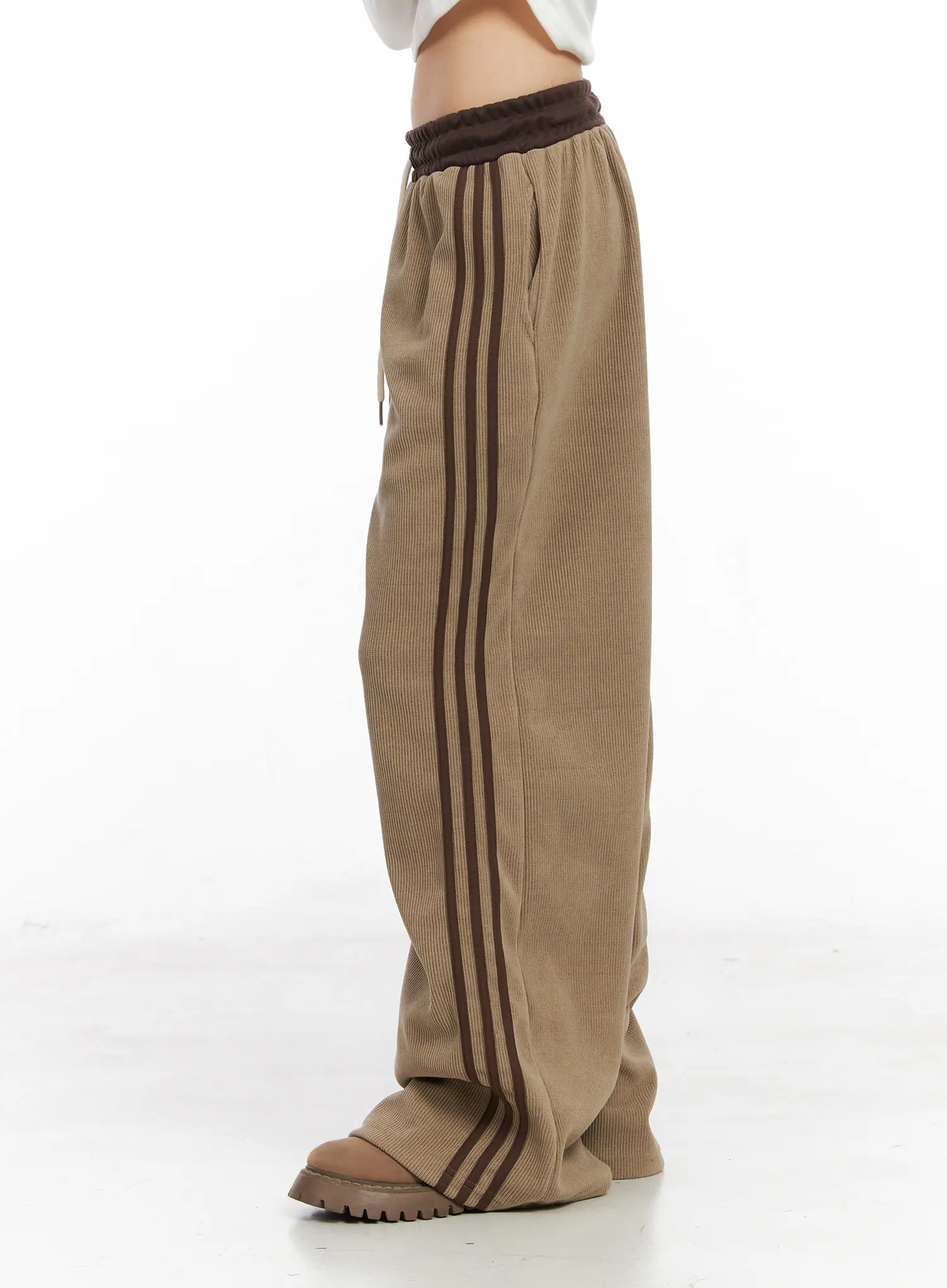 Corduroy Wide Leg Sweatpants CN521 - Image 5