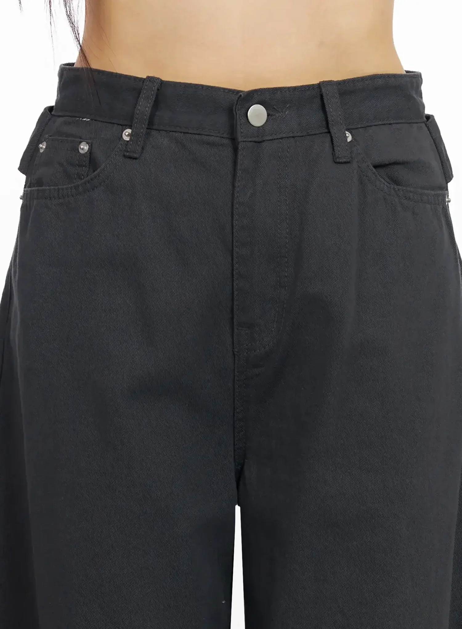 Corset Lace-Up Detail Pants IA523 - Image 7