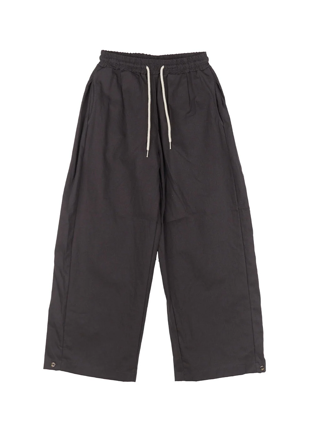 Cotton Buttoned Wide-Leg Pants CY527 - Image 11