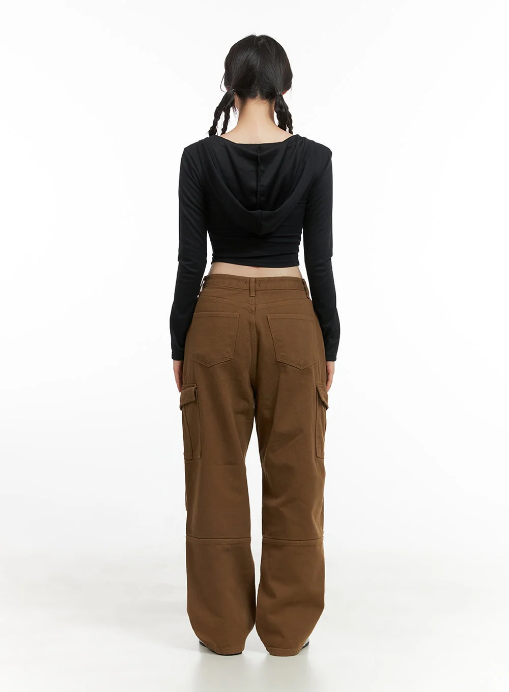 Cotton Cargo Loose Fit Pants CG420 - Image 4