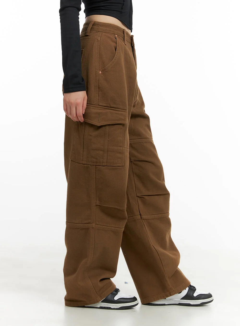 Cotton Cargo Loose Fit Pants CG420 - Image 5
