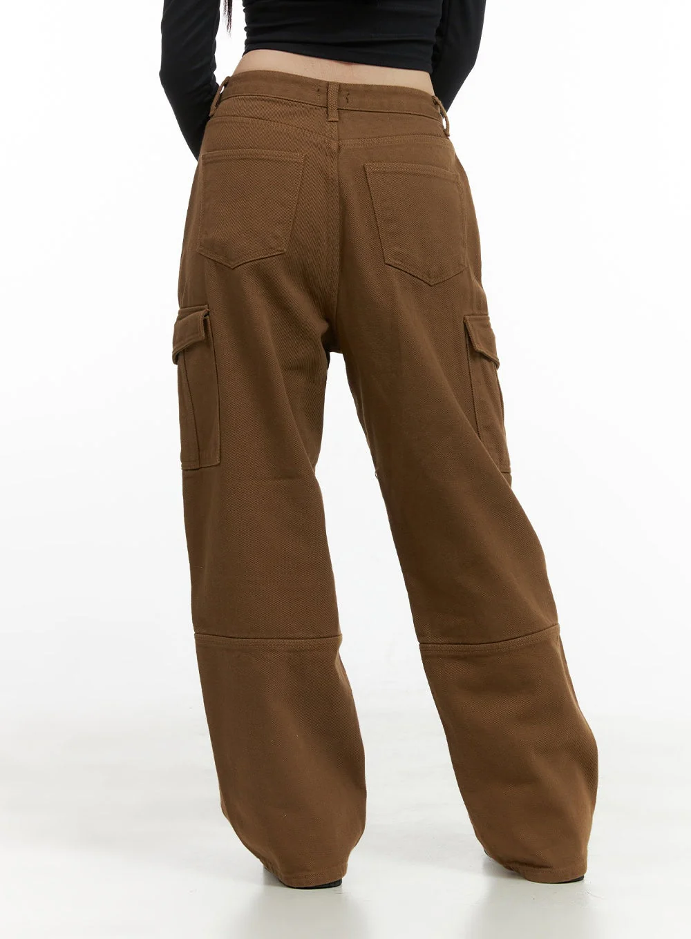 Cotton Cargo Loose Fit Pants CG420 - Image 6