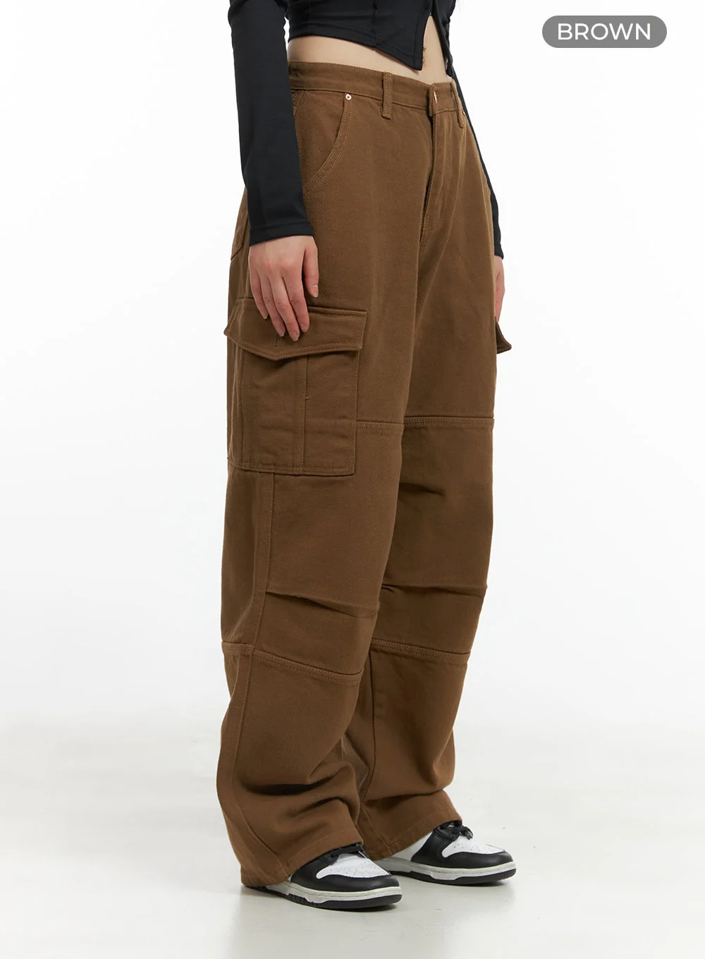 Cotton Cargo Loose Fit Pants CG420 - Image 8