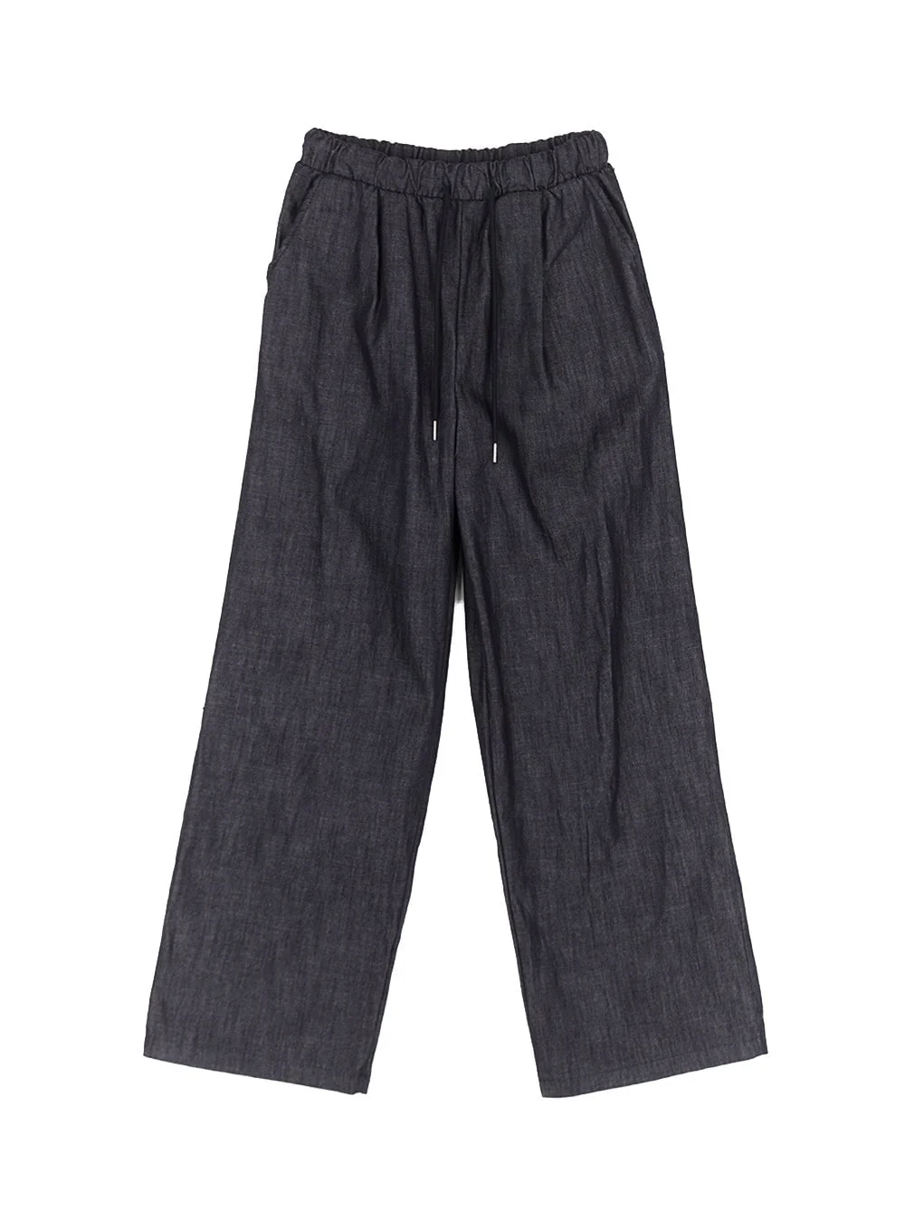Cotton Denim Wide-Leg Pants IY509 - Image 14