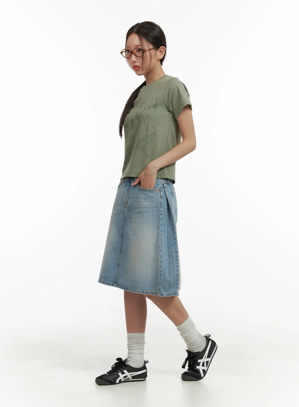 Cotton Graphic Crop Tee CU405 - Image 6