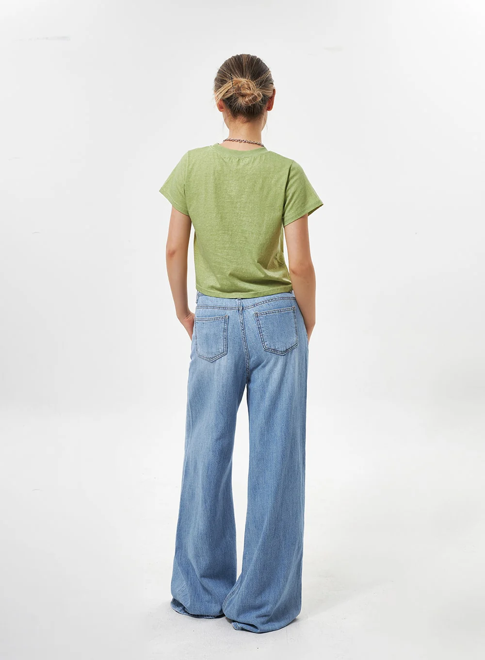 Cotton Graphic Cropped Tee CY331 - Image 12