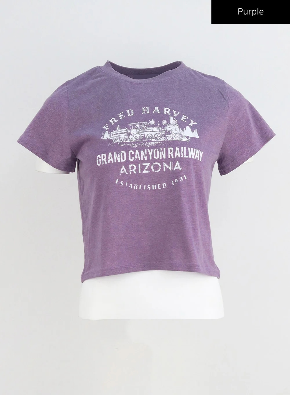 Cotton Graphic Cropped Tee CY331 - Image 18