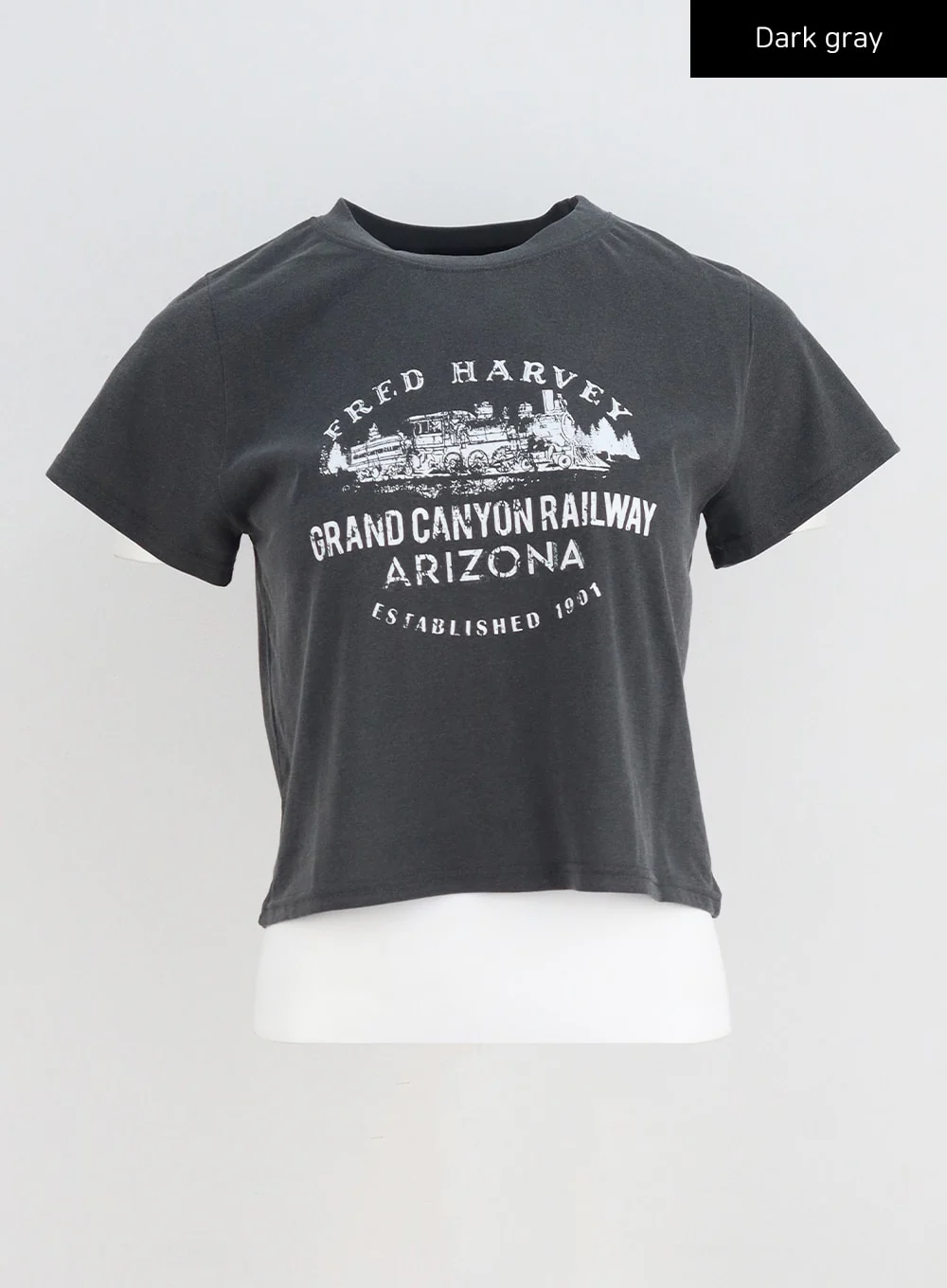 Cotton Graphic Cropped Tee CY331 - Image 20