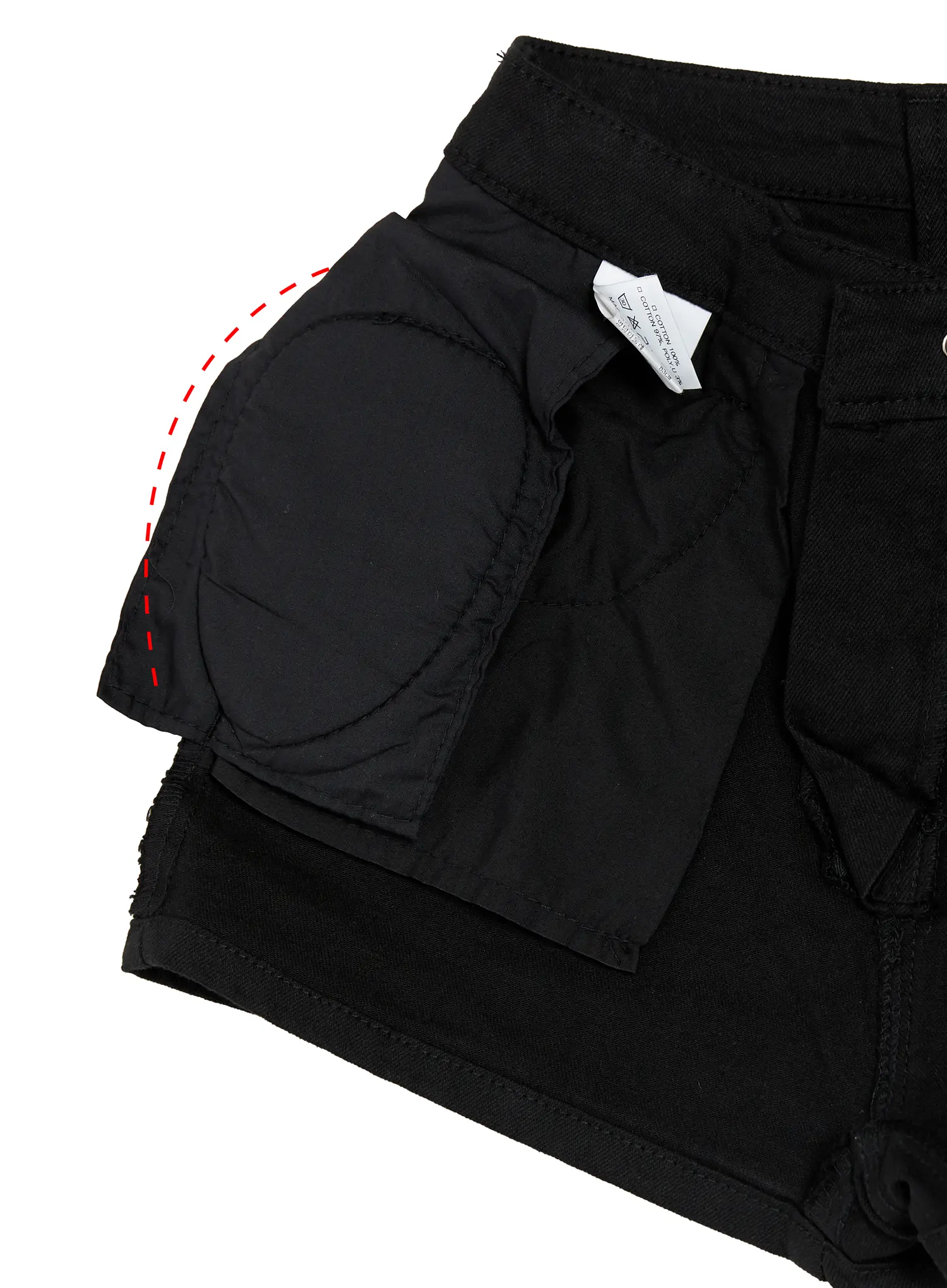 Cotton High-Waist Shorts CL510 - Image 9