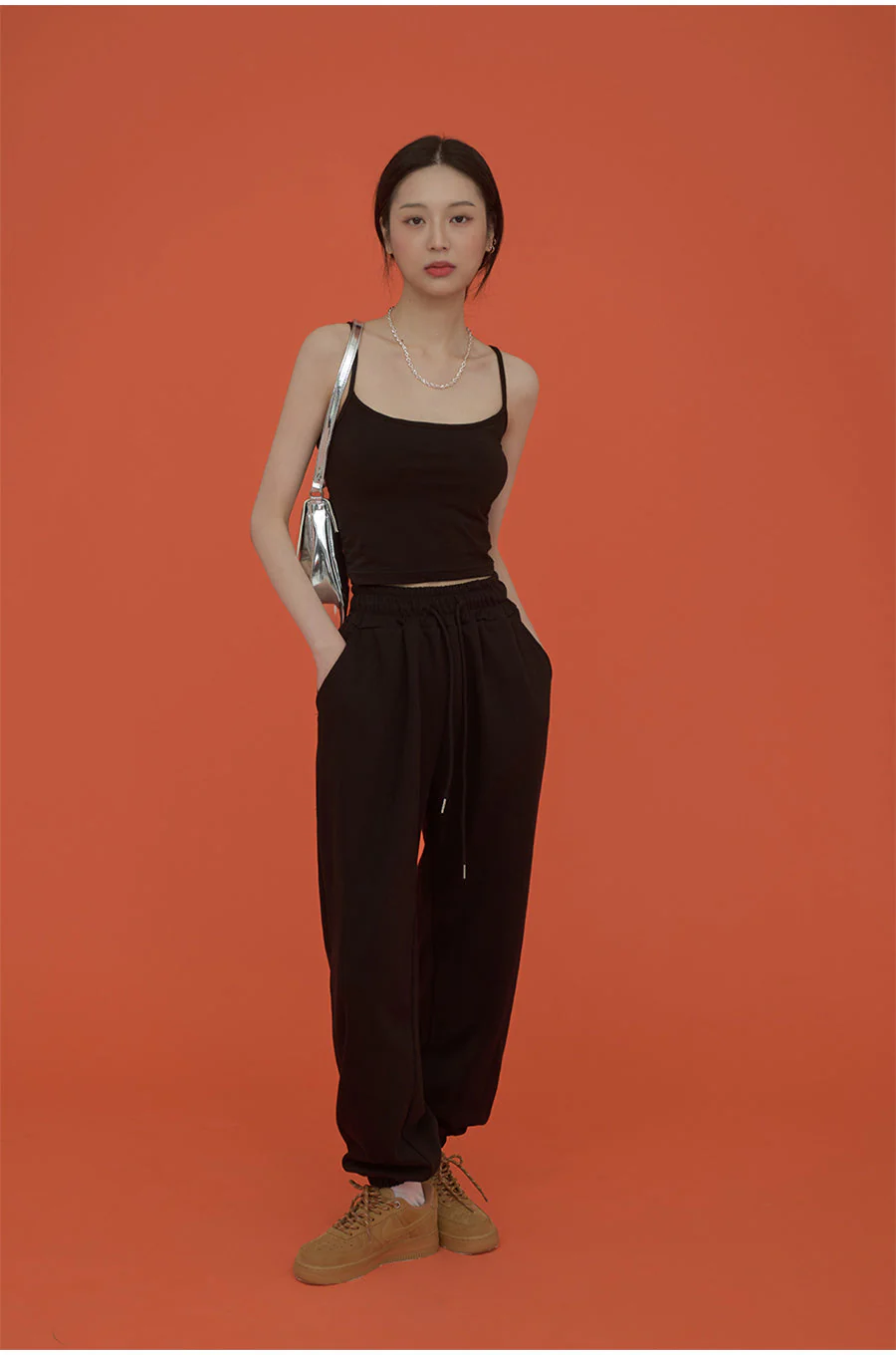 Cotton Loose Sweatpants - Image 3