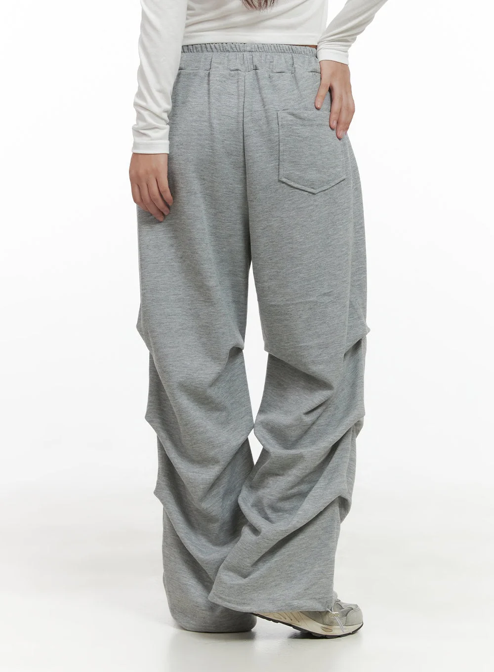 Cotton Pintuck Banded Sweatpants CS405 - Image 6