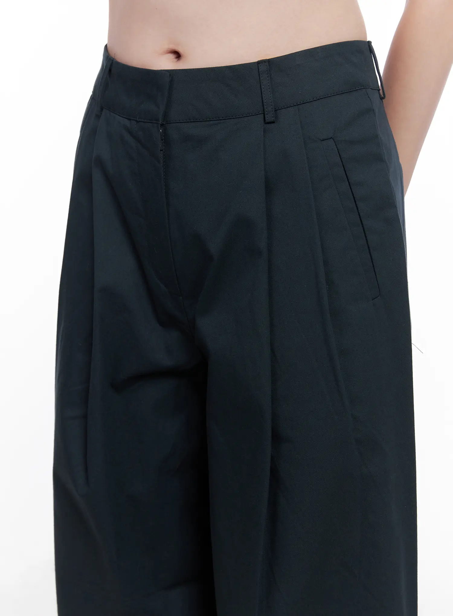 Cotton Pintuck Wide Pants CG521 - Image 3