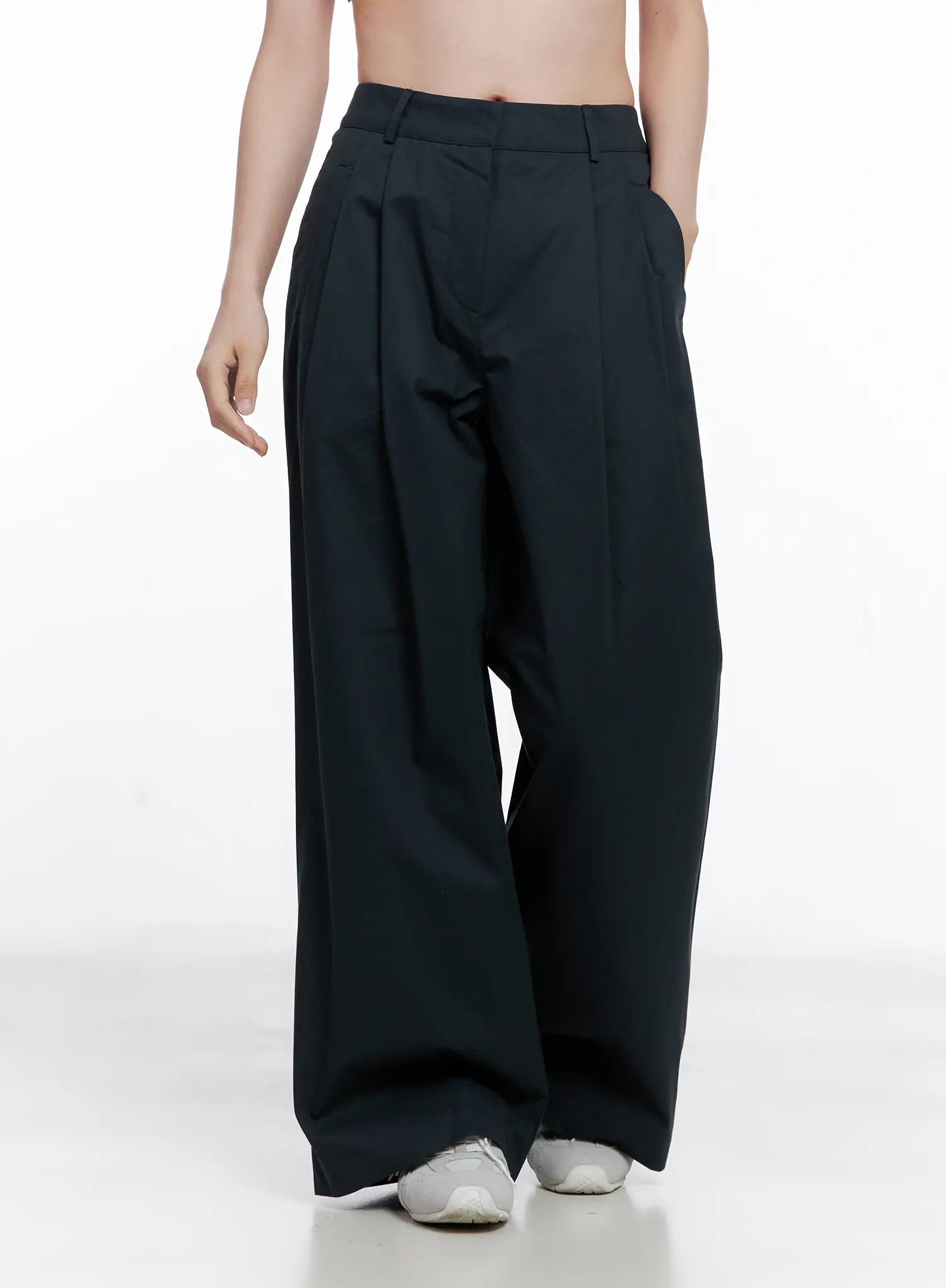 Cotton Pintuck Wide Pants CG521 - Image 8
