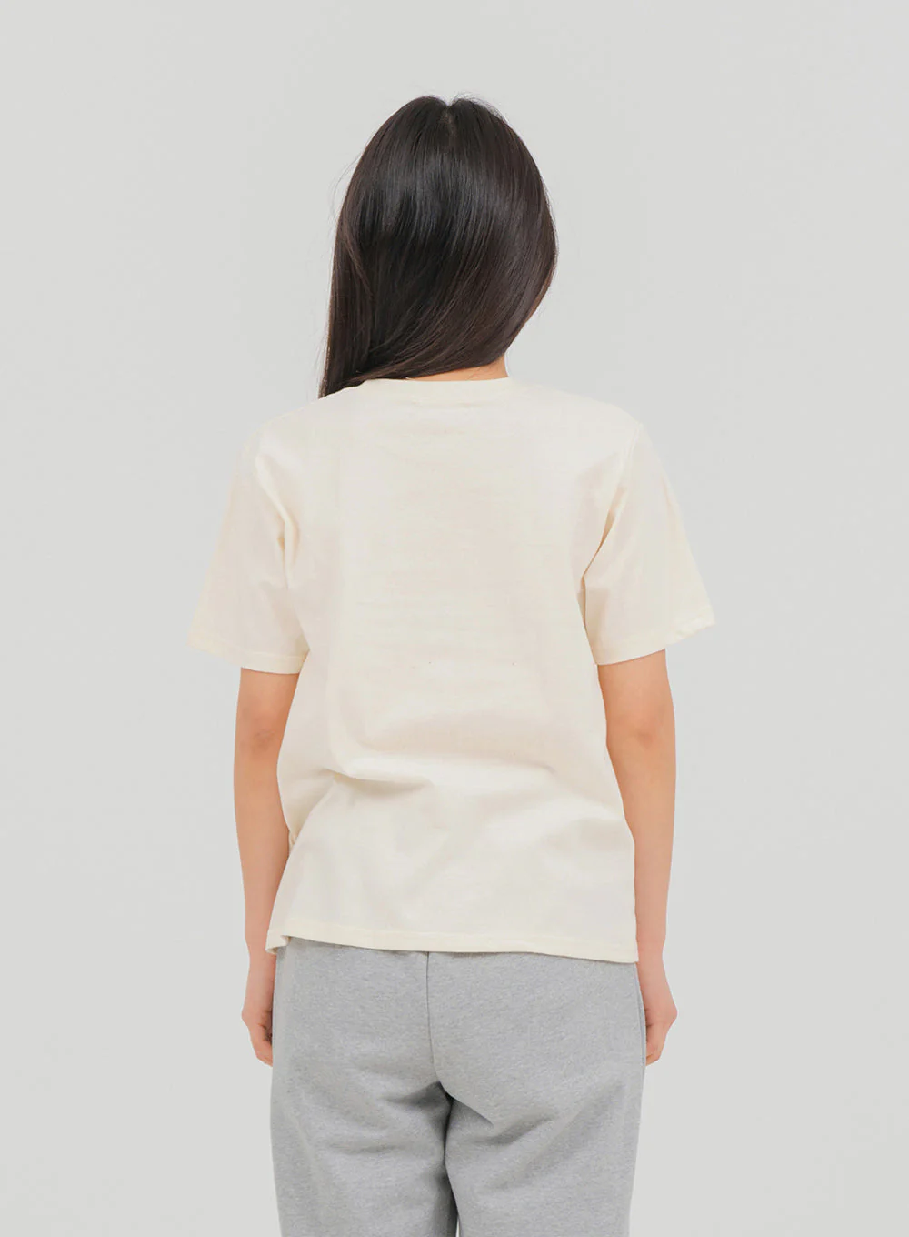 Cotton Short Sleeve Cropped T Shirt M5 - Image 5