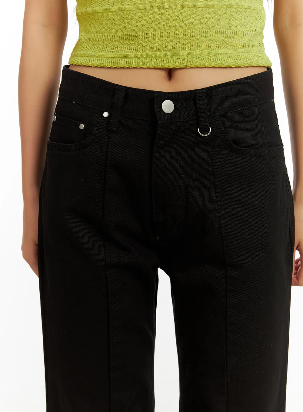 Cotton Slim Bootcut Pants CU414 - Image 8